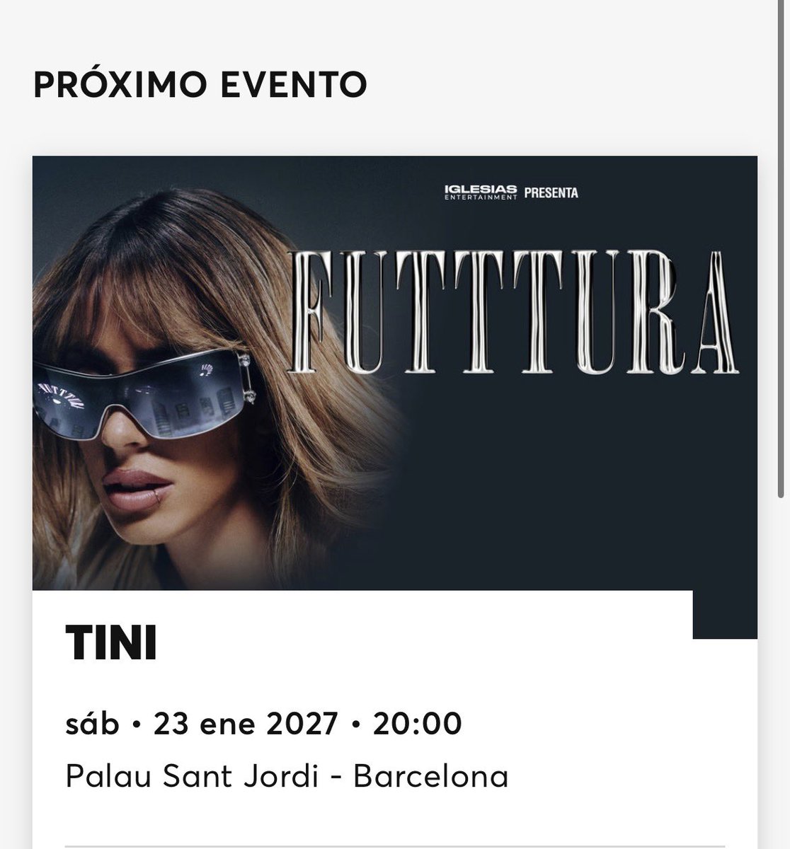voy a ver a Tini por primera vez, QUE FELICIDAD no lo puedo creer 🥹🛸🛸de Francia pa’ España 🇫🇷🇪🇸<a href="/TiniStoessel/">tini</a>