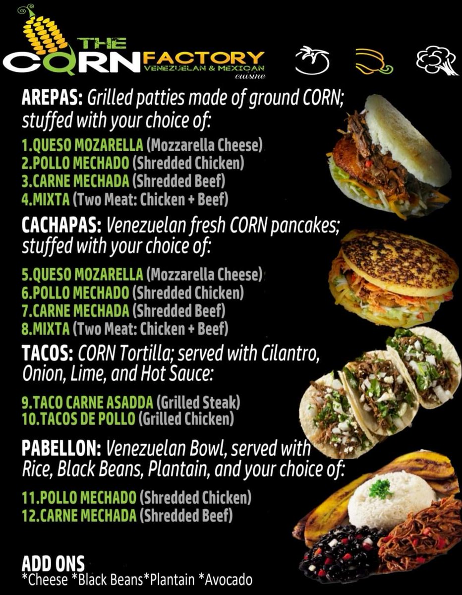 thecornfactory's tweet image. Good Morning! Come and get your fix of our authentic Venezuelan / Mexican cuisine. We will be serving lunch @ L'enfant Plaza Metro Station(650 Maryland Ave SW WashingtonDC). Windows open from 10:30am until 2pm. See you soon!!! #glutenfreefood #glutenfreefoodtruck #WashingtonDC