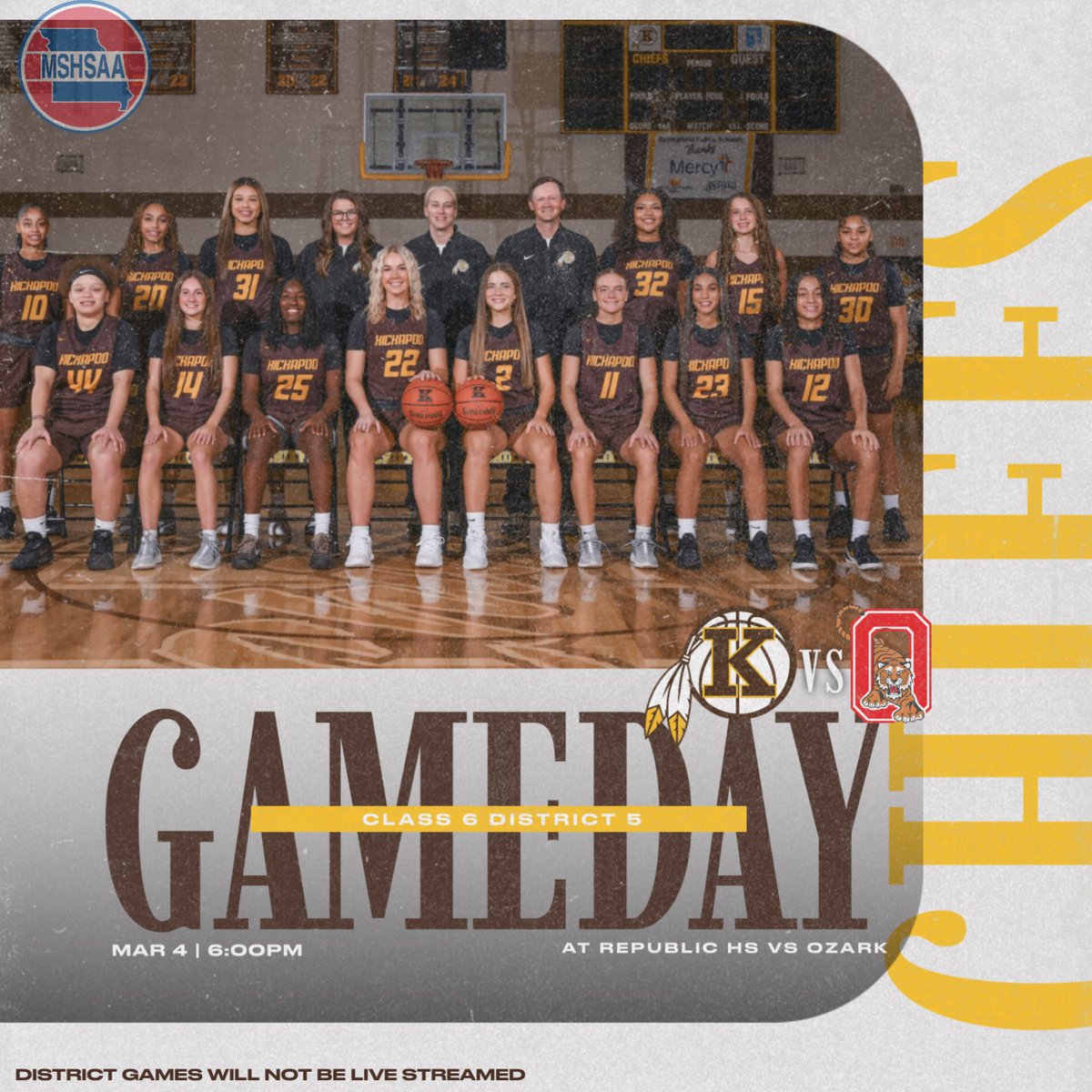 Kickapoo Lady Chiefs tweet media