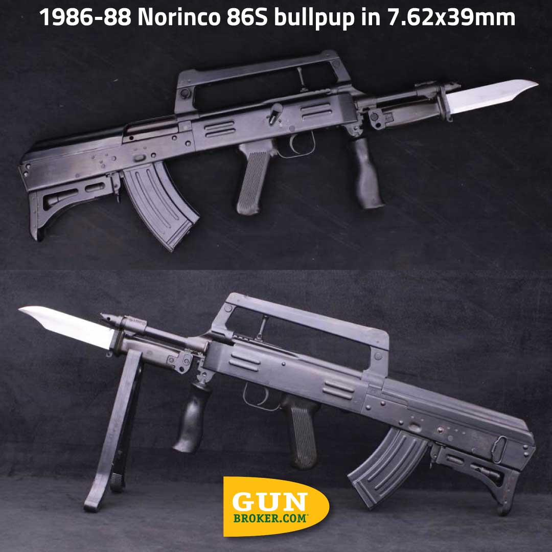 GunBroker's tweet photo. ๐ฅ 1986-88 Norinco 86S bullpup in 7.62x39mm for #ColdWarWednesday
๐ See it here: https://t.co/4LBQINPc7M
#Norinco #Gunsdaily #bullpup #GunBroker https://t.co/LDw4X165Ma