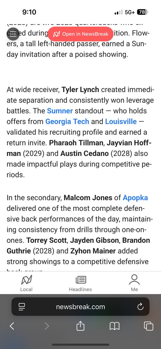 Austin_Cedano's tweet photo. @On3 @ChadSimmons_  @UANextFootball Thank you for the recognition. 🙏🏼 https://t.co/YFihEra49L