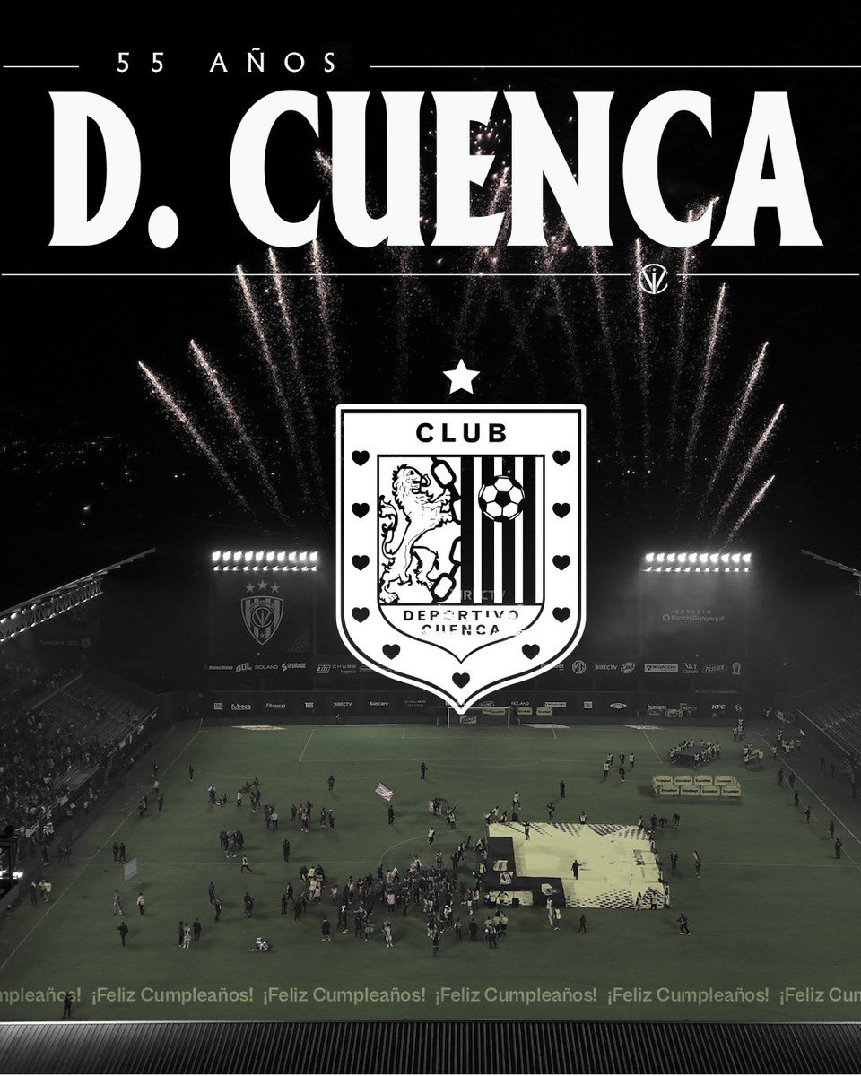 Felices 5️⃣5️⃣ años <a href="/DCuencaOficial/">Club Deportivo Cuenca</a> 🍾🥂