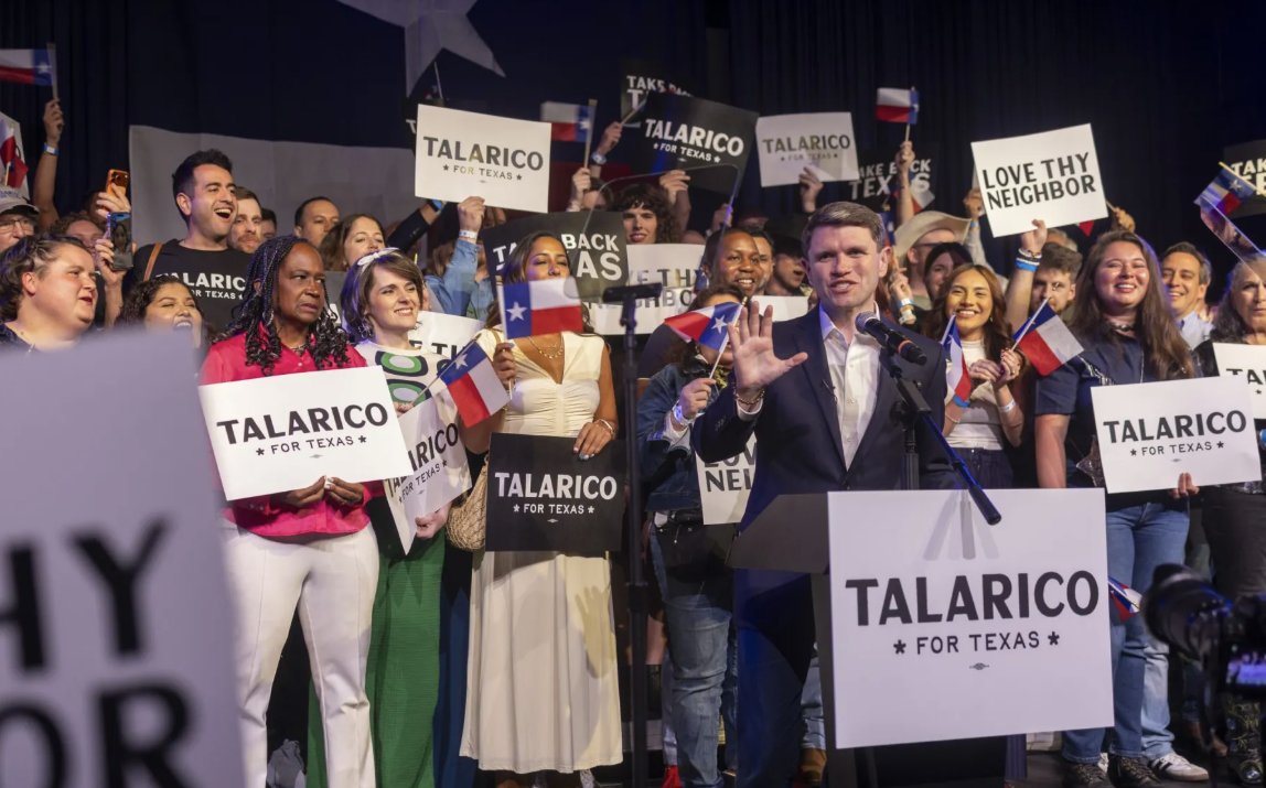 kwtx's tweet image. #TEXAS PRIMARY: State Rep. James Talarico defeated U.S. Rep. Jasmine Crockett in the Democratic primary for U.S. Senate, emerging victorious over the well-known congresswoman in #Texas’ most hotly contested #Democratic contest this century with a populist, “top-versus-bottom” mes