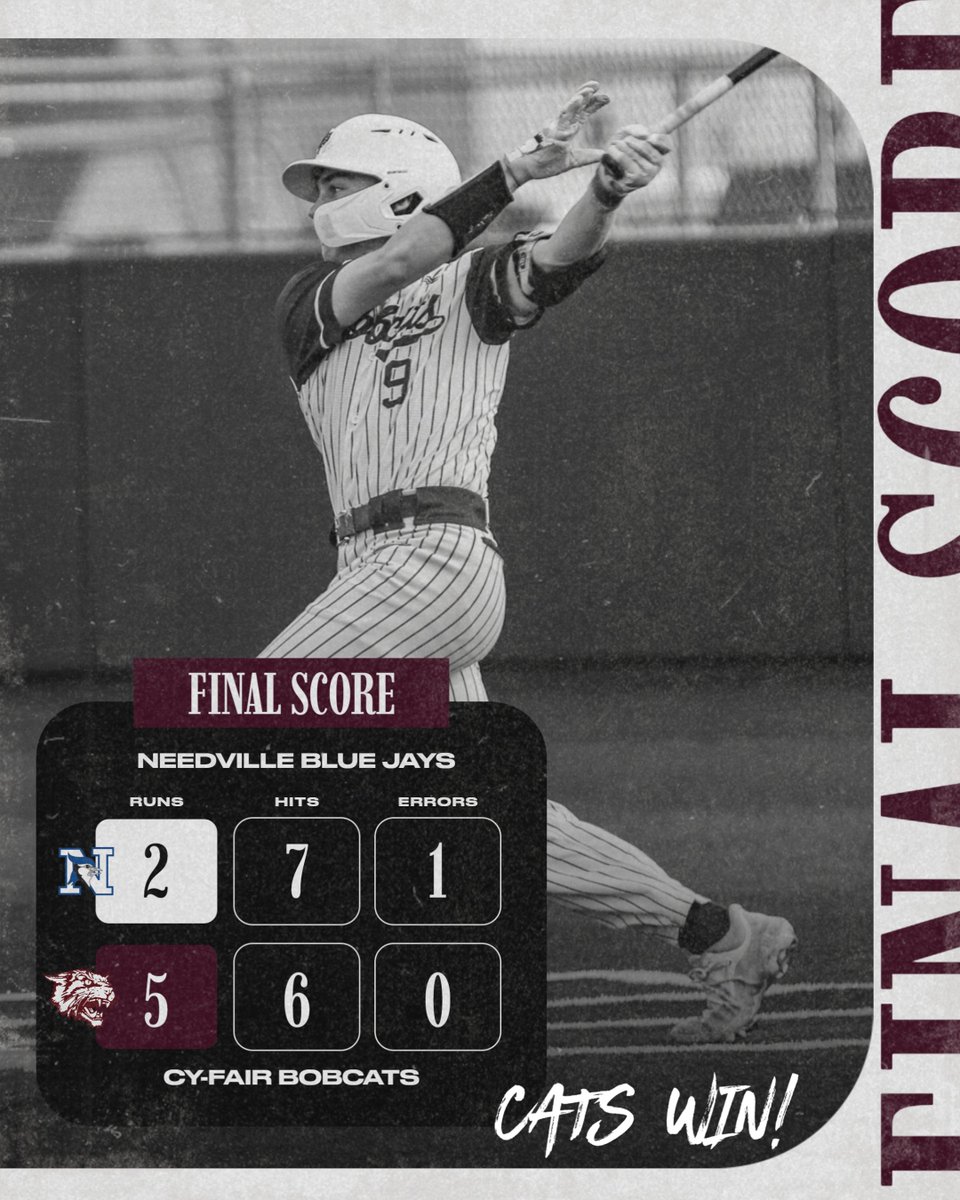 Cy-Fair Bobcats Baseball tweet media