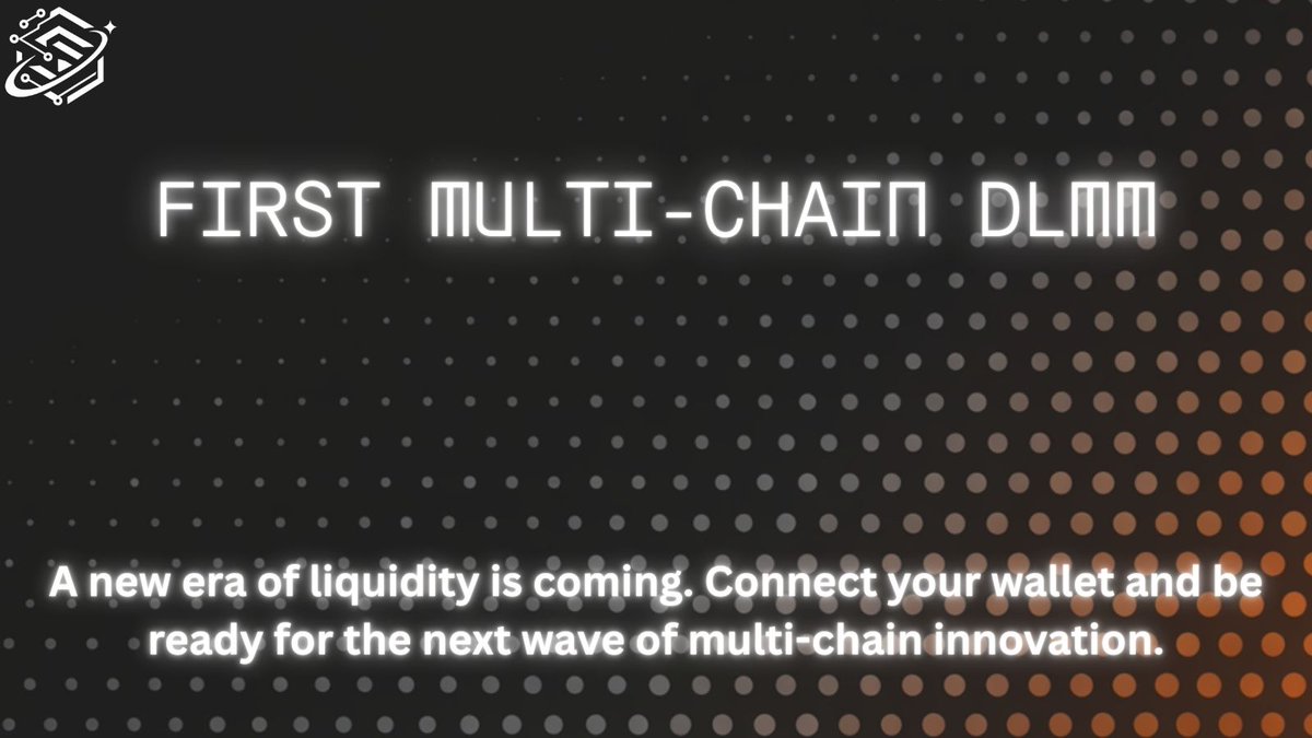 SentixChain's tweet photo. Leading the charge as the first Multi-Chain DLMM. 
A new era of liquidity starts here. 
Connect and prepare for the next wave. https://t.co/8VCweXOYvO
