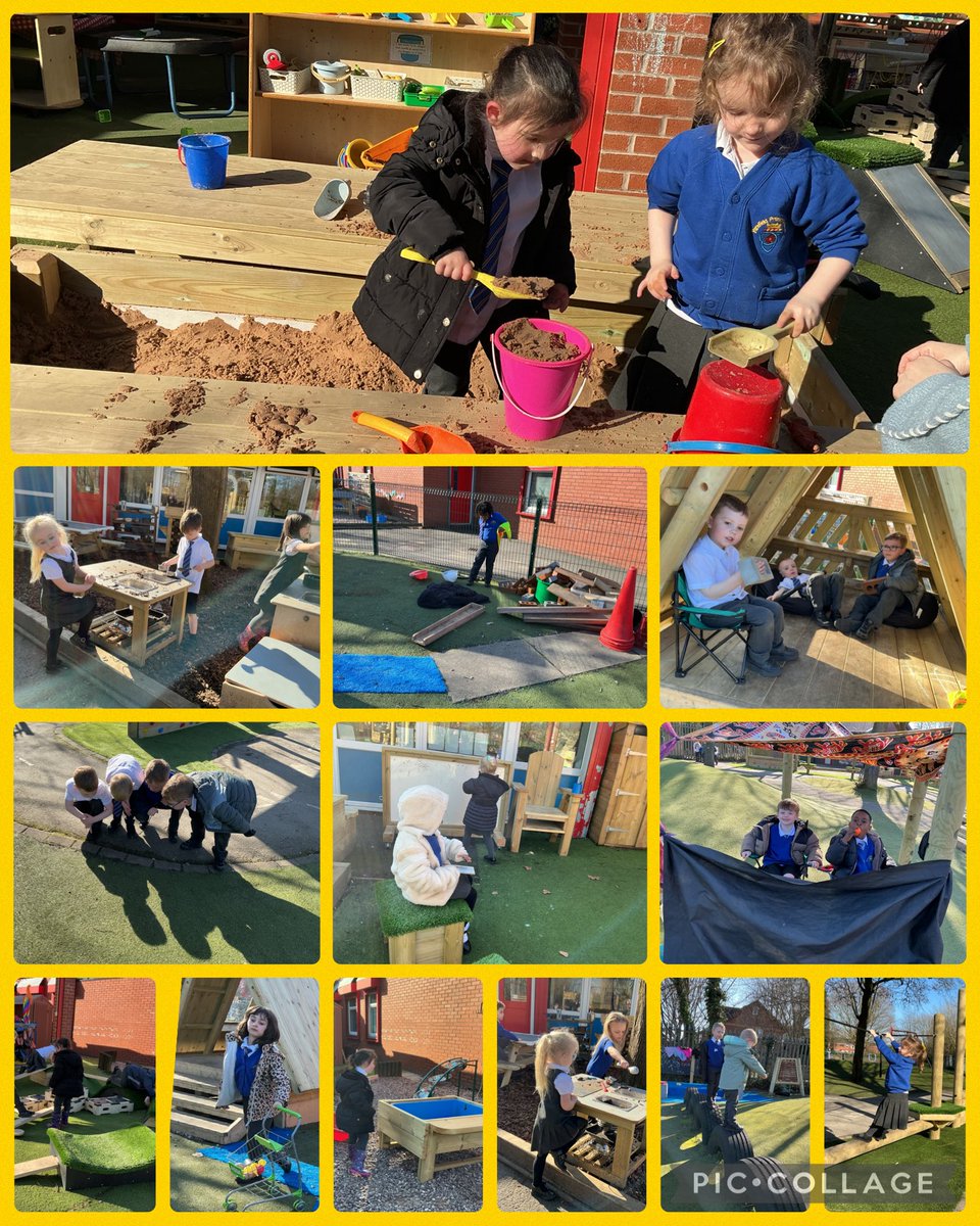 Parkfield's tweet image. ☀️ Outdoor fun in the sun in our fabulous EYFS provision – full of imagination and creativity today! 📖✨
#EYFS  #OutdoorLearning #EarlyYears #PlayBasedLearning