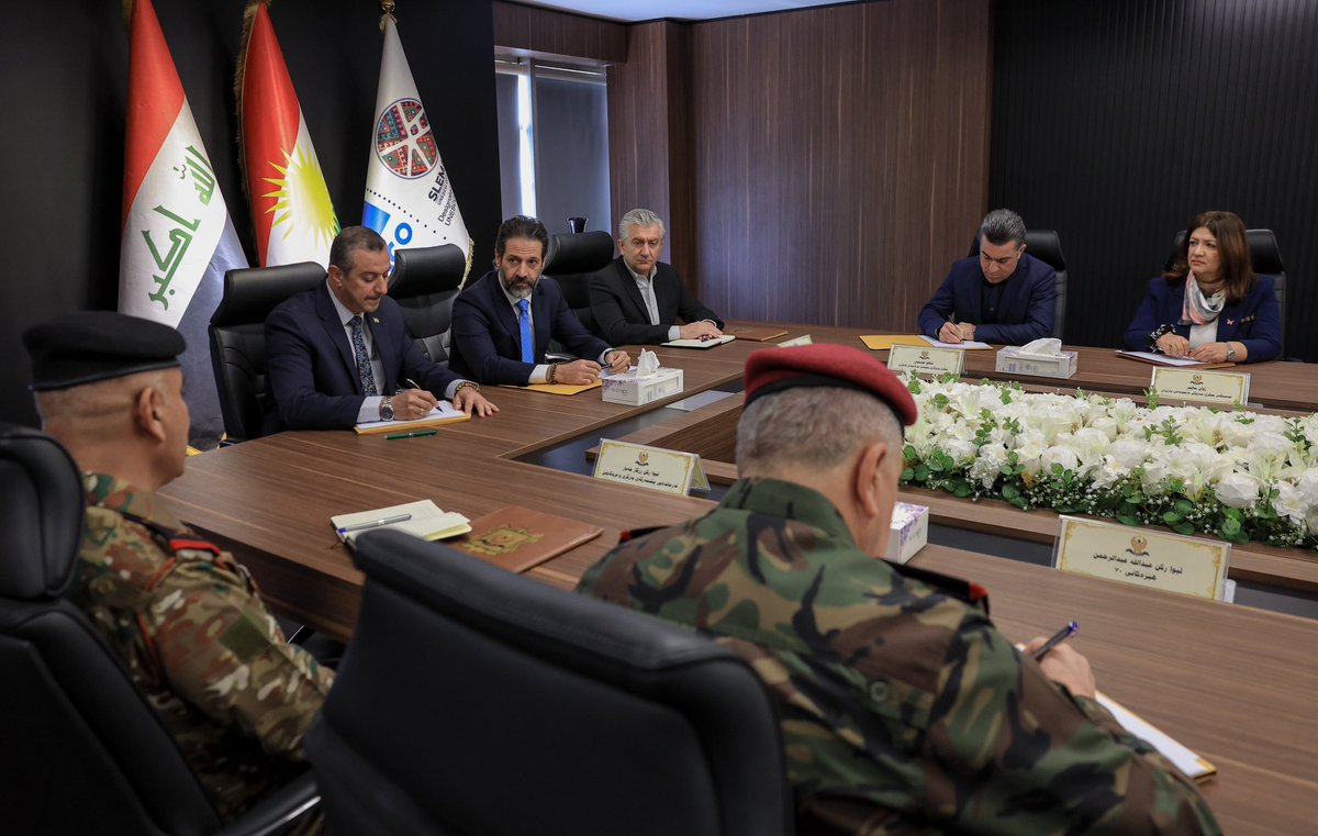 qubadjt's tweet photo. The Kurdistan Region of Iraq is not part of the current regional conflict and remains committed to neutrality. However, given the extraordinary circumstances, I met with the Security Committee of Slemani province to ensure all necessary measures are taken to protect public safety and safeguard the lives and property of our citizens.