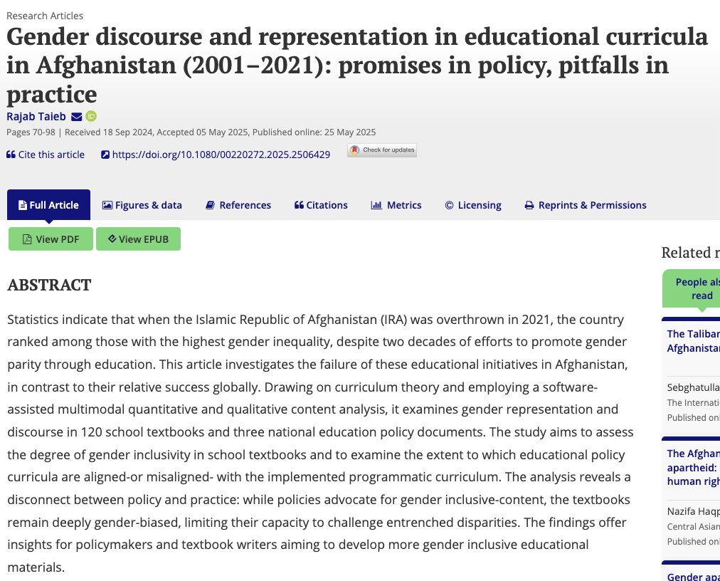 Journal of Curriculum Studies (JCS official) tweet media