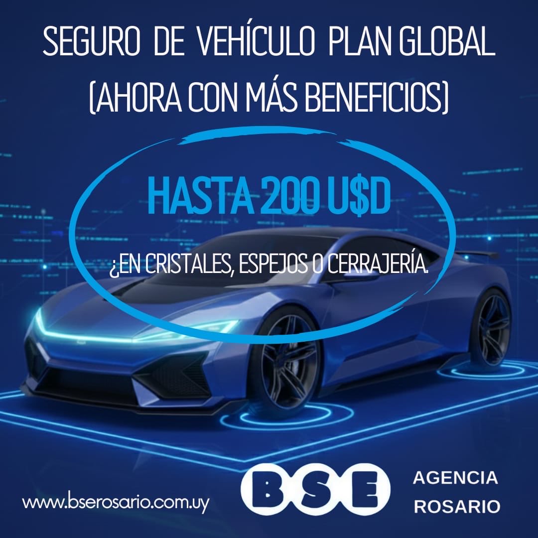 BSERosario's tweet image. 🚗🚌🚚🛻
✅ Este beneficio cubre un evento anual.
💵 Tope por evento: U$S 200.
📌 Los pagos se realizarán únicamente por transferencia bancaria a la cuenta del asegurado.
➡️ Por más información:
🌐bseagenciarosario.com.uy
#PlanGlobal #BSEAgenciaRosario