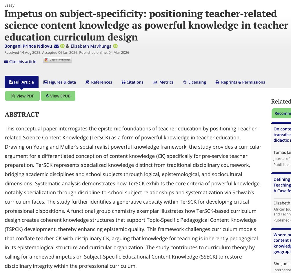 Journal of Curriculum Studies (JCS official) tweet media