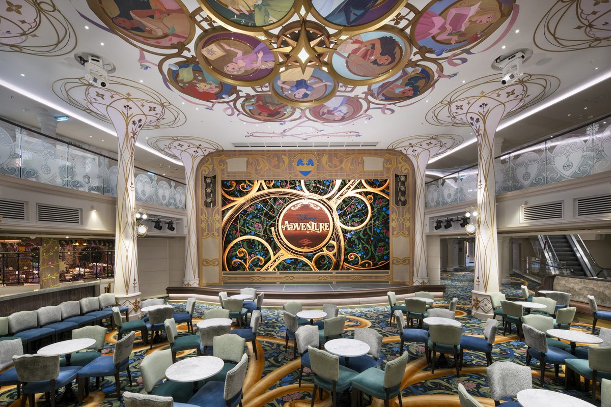 PixieDustPlus's tweet photo. The Disney Adventure is home, in its home port of Singapore, ready to start its cruise. The Disney Adventure will remain in Singapore for the next five years. So the question is, should we go there, because it looks spectacular… https://t.co/cu3LYkE7hx