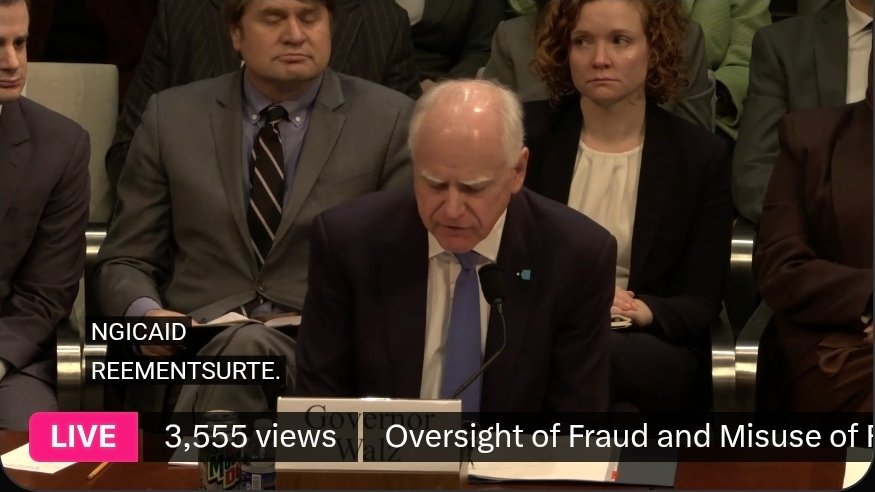 PoliticsOnX's tweet image. L👀K UP: #TIMWALZ HAS NO ANSWER FOR FRAUD, WASTE, AND ABUSE AND INSTEAD WOULD LIKE TO DISCUSS "TRUMP"

.@GOPoversight #MN