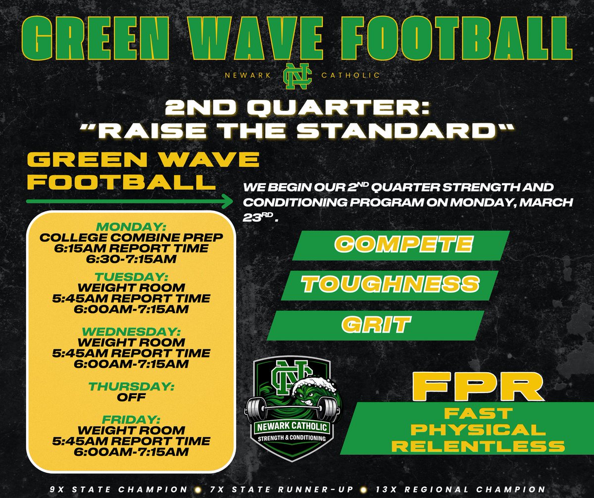 Newark Catholic Football tweet media