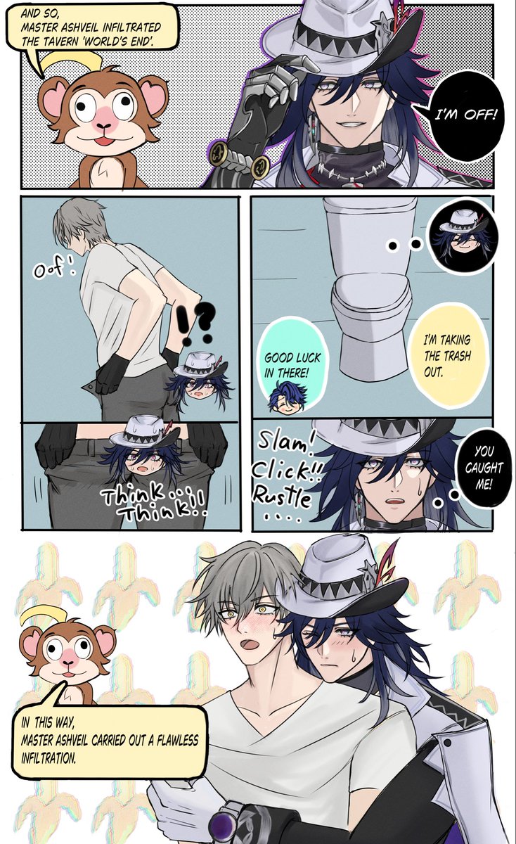 nameless_x_m's tweet image. 迷探偵🕵️不死途
#Ashveil #ashcae 

I've made some minor corrections🙇‍♀️