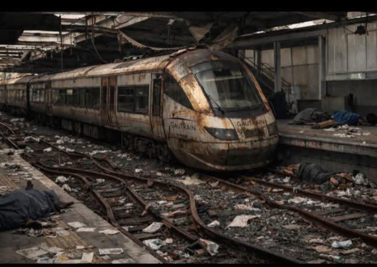 ShaneTibane's tweet photo. @SABCNews I’m from the future, this picture is at the 📍Gautrain Maintenance Workshop Depot in Midrand  📅03/03/2033 https://t.co/sQR5vst9N6