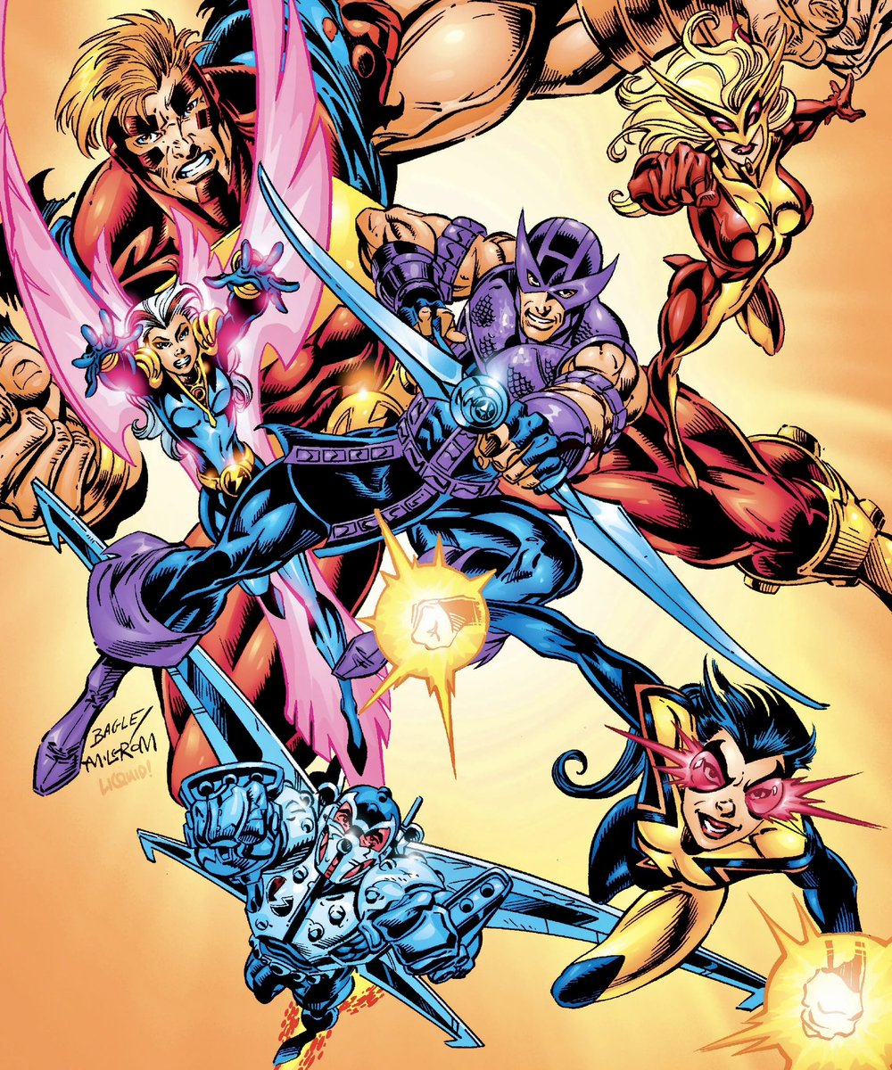 IronAgeOfComics's tweet photo. NEW EPISODE: Lots of fans will tell you Busiek and Bagley’s Thunderbolts was never quite the same after the team’s ruse was revealed and they could no longer pretend to be superheroes. What our episode PRESUPPOSES is…maybe the comic got better?

LISTEN: https://t.co/kTpimDjbMk https://t.co/12iiZbmphh