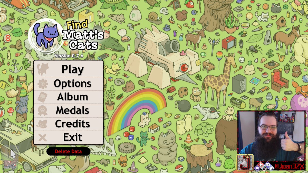 Jman37X's tweet photo. going live in 10 for some... Find Matt's Cats?! @KupoGames was kind enough to send an early copy, so let's get right into it!!! come relax :) https://t.co/JYk0W7zcNL #FindMattsCats #Twitch https://t.co/l4n2jEsD6G