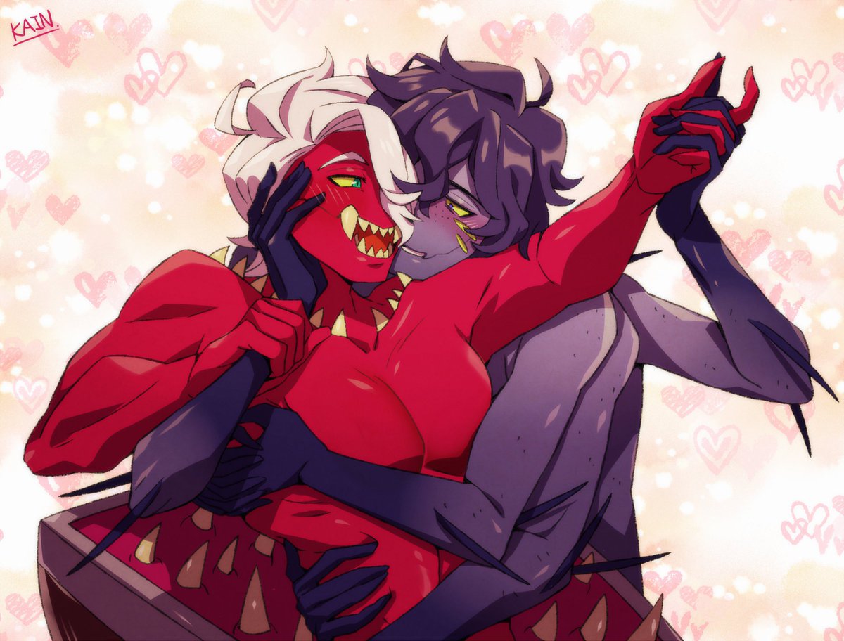 kainorigin's tweet image. #monsterprom #monstercon #monsterpromfanart
My friend and I got the Sasha ending today 🧰🕷️