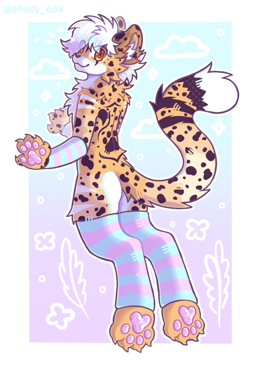who doesn't love long socks and arm warmers 🐾💛

🎨: <a href="/shady_668/">SHADY !</a>