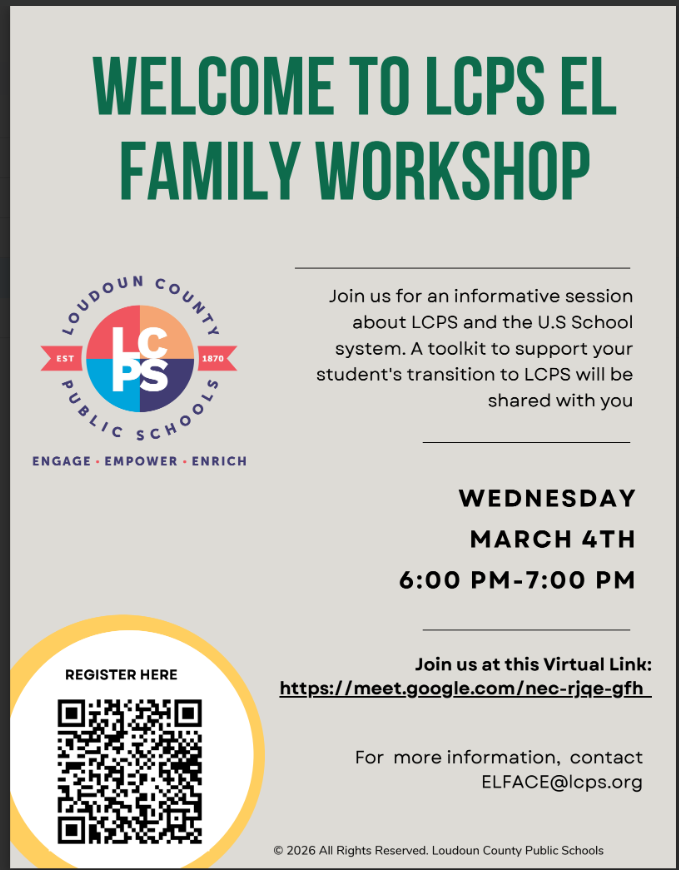 LCPS EL Family and Community Engagement (FACE) tweet media