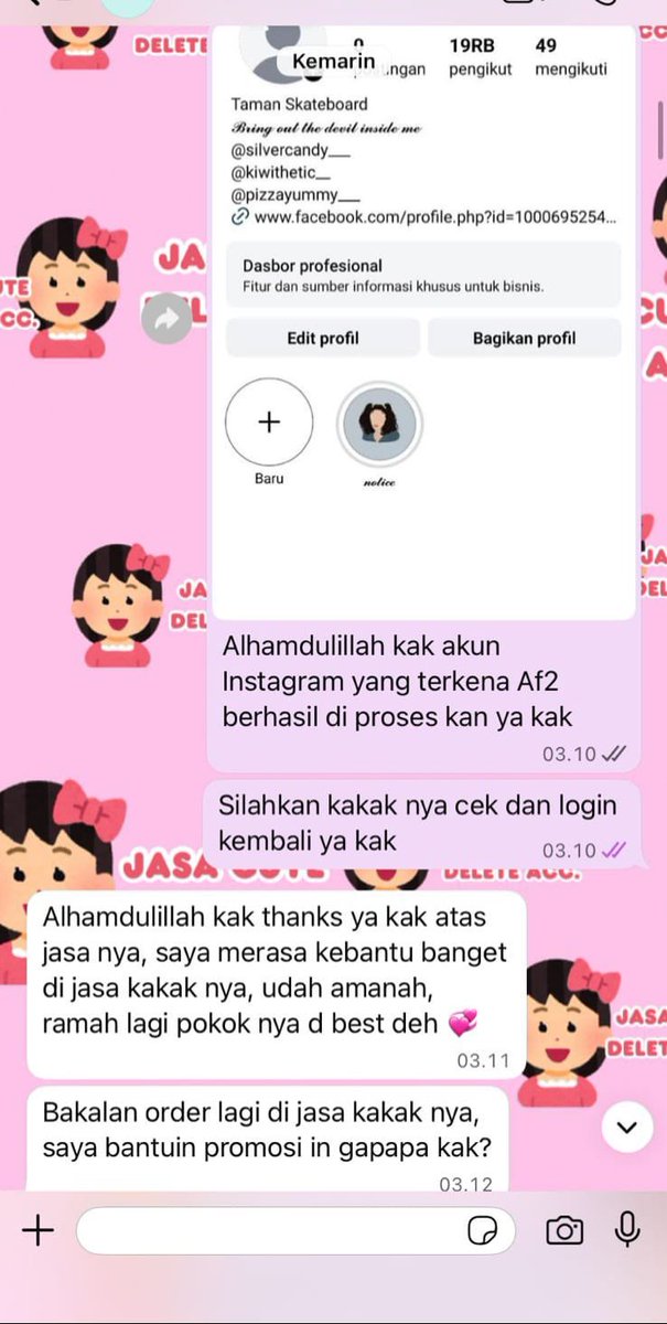 JASA PEMULIHAN AKUN & HAPUS AKUN tweet media