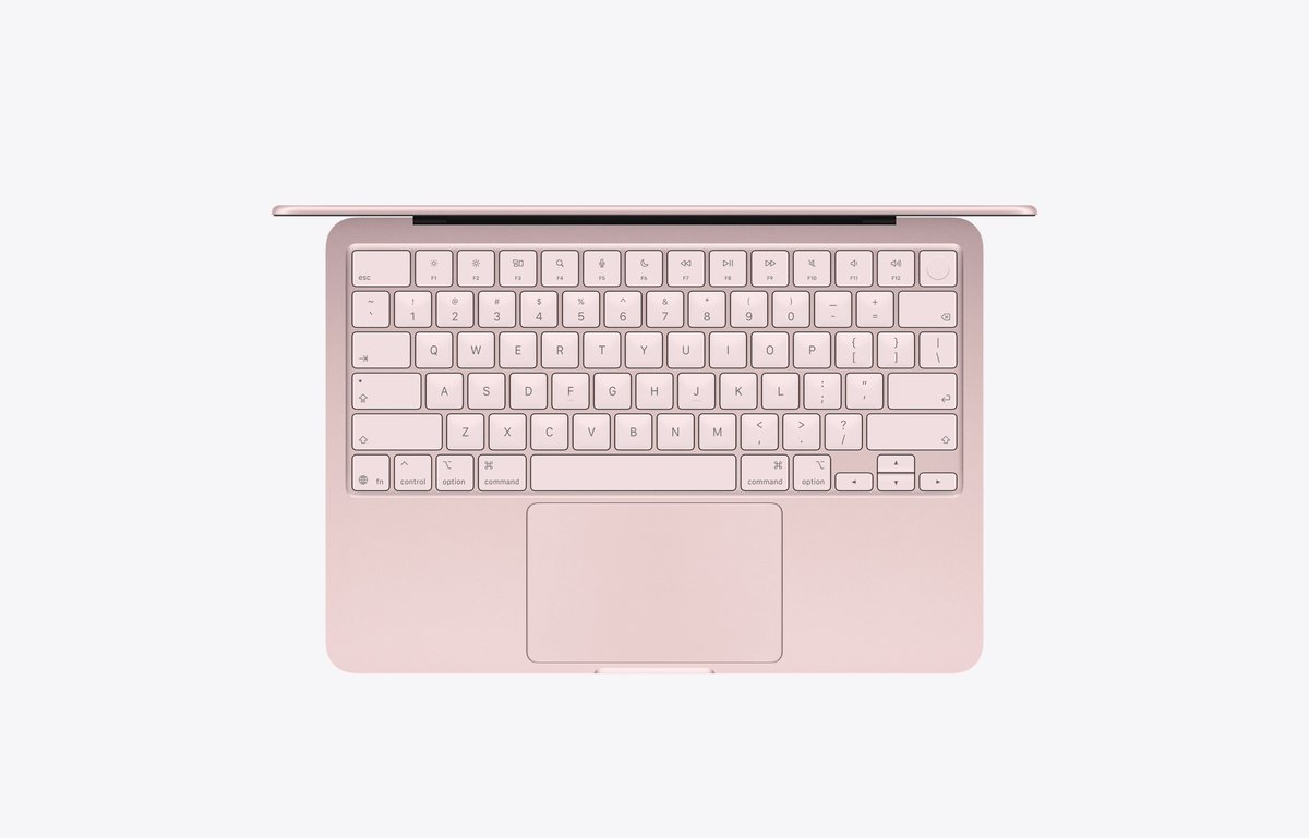 aaronp613's tweet image. The pink MacBook Neo is going to be a best seller, I can already tell