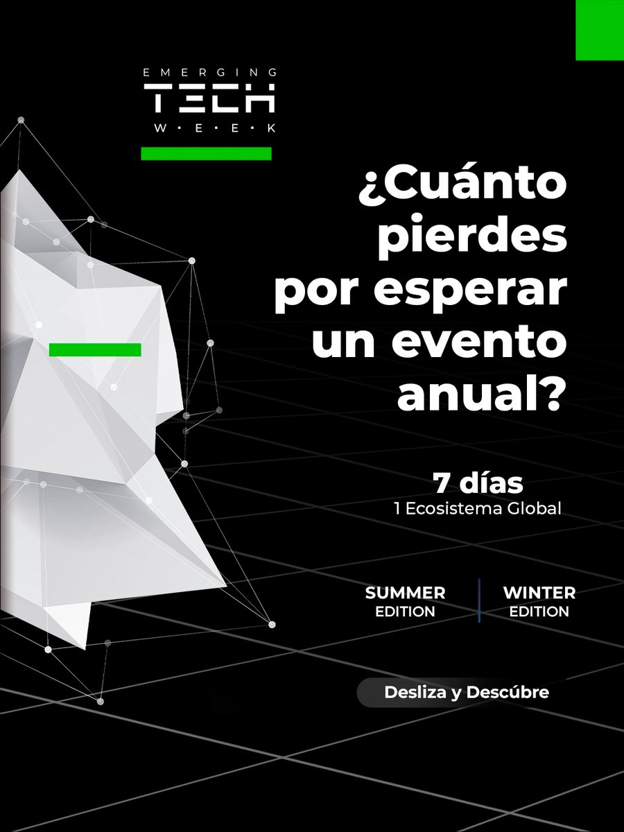 EmergingTech Week tweet media