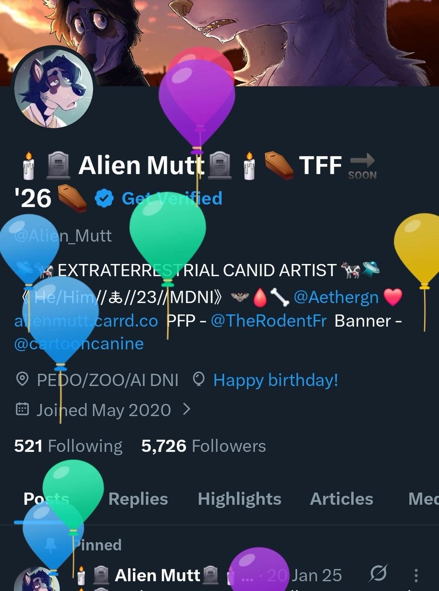 🕯🪦 Alien Mutt🪦🕯⚰️ MEGAPLEX '26 ⚰️ tweet media