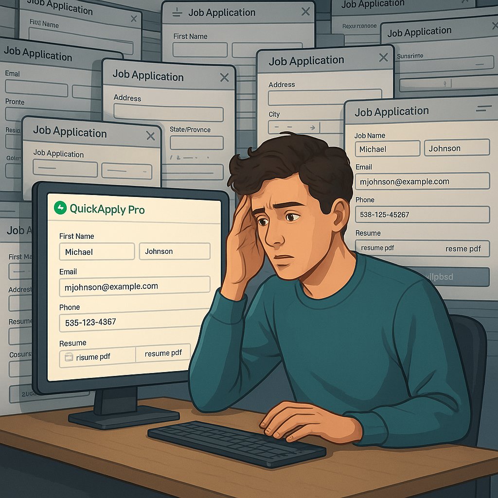 quickapplypro's tweet image. Ever feel like your browser has more jobs than you? Quick Apply Pro ends the tab chaos,smart autofill handles forms in seconds so you can focus on landing the job, not fighting the forms. Try it once. Breathe again. #QuickApplyPro #JobHunting