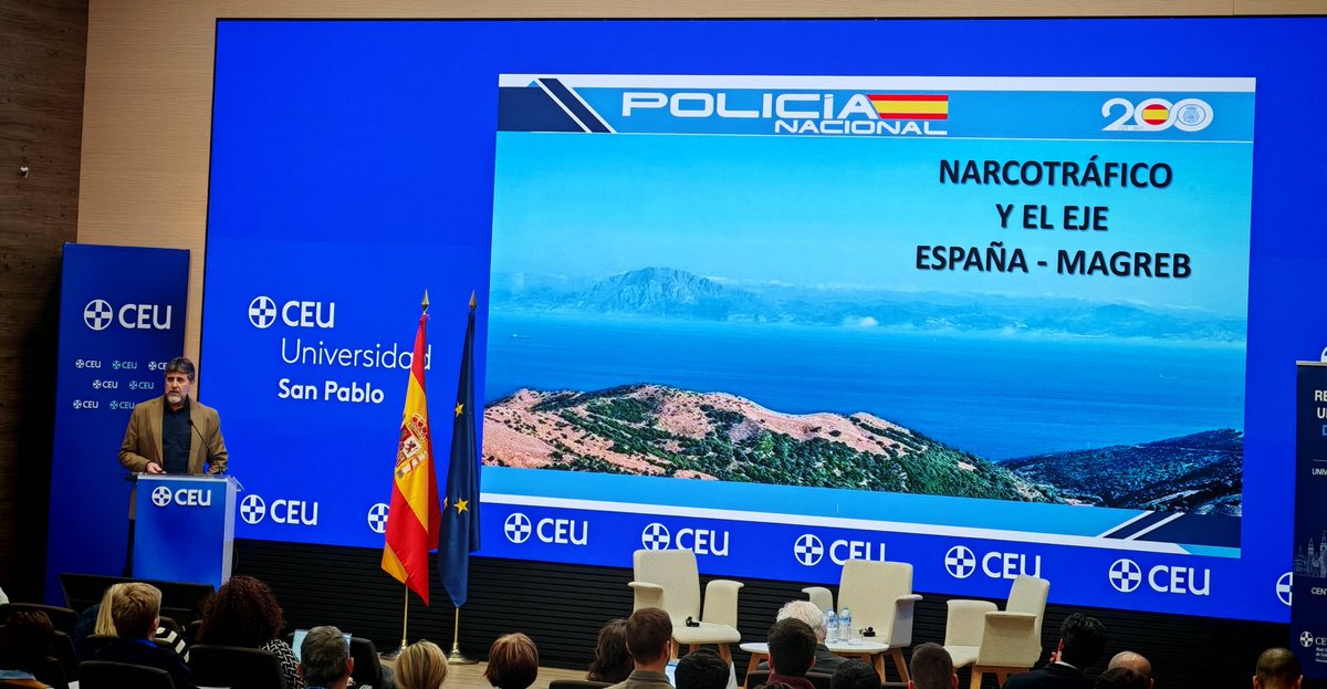 RomeoGbaguidi's tweet photo. Gracias a @Political_Room por invitarme a las I Jornadas España-Magreb: una mirada al flanco sur. Con la participación de ponentes de lujo.
Como presidente de @lemafriq, hablé sobre las relaciones Sahel-Magreb y sus implicaciones para España.
@AlfonsoMasoli @pilarrangel69 https://t.co/mjz0O5rhne