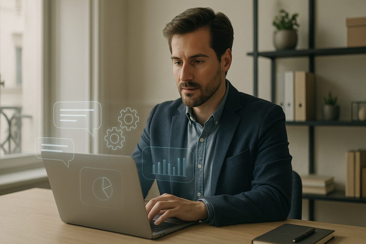 Made2Com's tweet photo. ⚙️ IA générative &amp; PME : des cas d’usage qui rapportent !

Contenu, support, SEO, WooCommerce, prompts et éthique RGPD.
Des gains rapides, mesurables et concrets.

L’article 👉 https://t.co/ZhpkPZMCoB

#IA #PME #WordPress #WooCommerce #SEO #Automatisation #Productivité https://t.co/rg8pFfIvVc