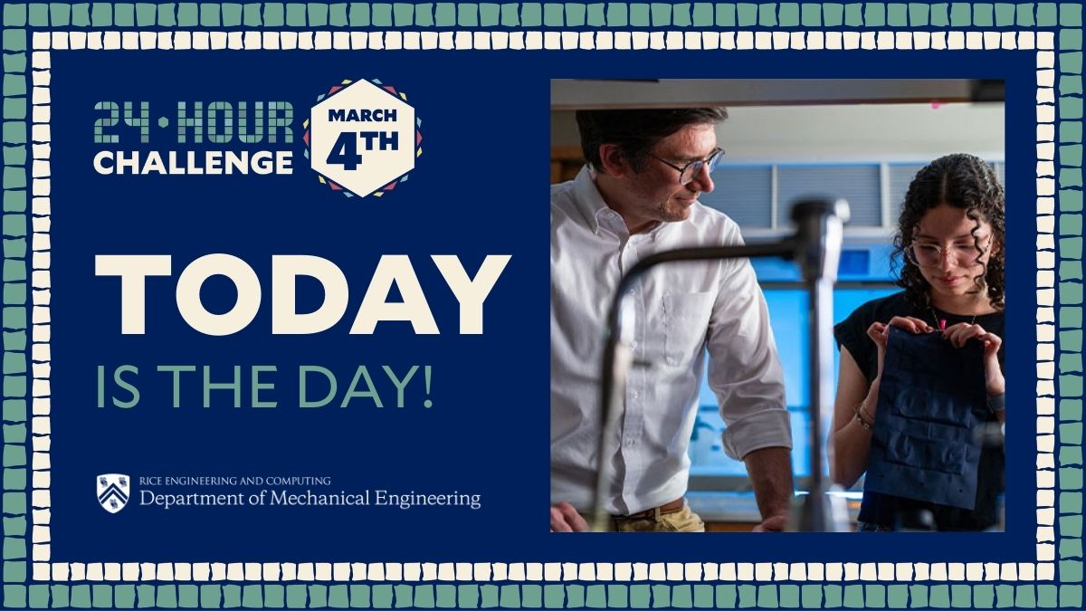 Rice University Mechanical Engineering tweet media