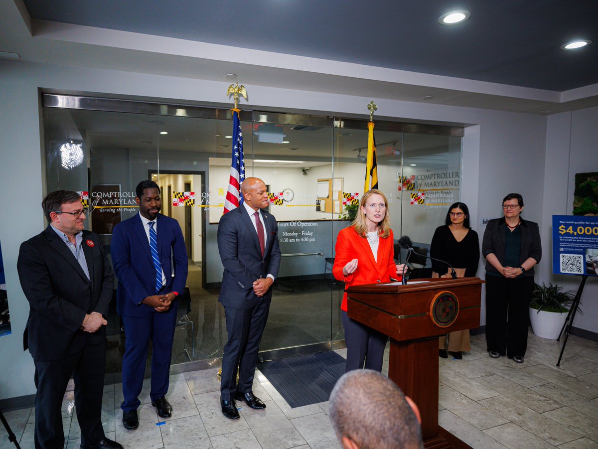 MD_GOC's tweet photo. The EITC and CTC can lift families out of poverty -- but only when families know to claim them.

We joined @GovWesMoore and @MDComptroller to launch an expanded campaign to make sure ALL Marylanders know how to claim these tax credits. Learn more: https://t.co/W9OOihZIYM https://t.co/NHVyJL0W8r