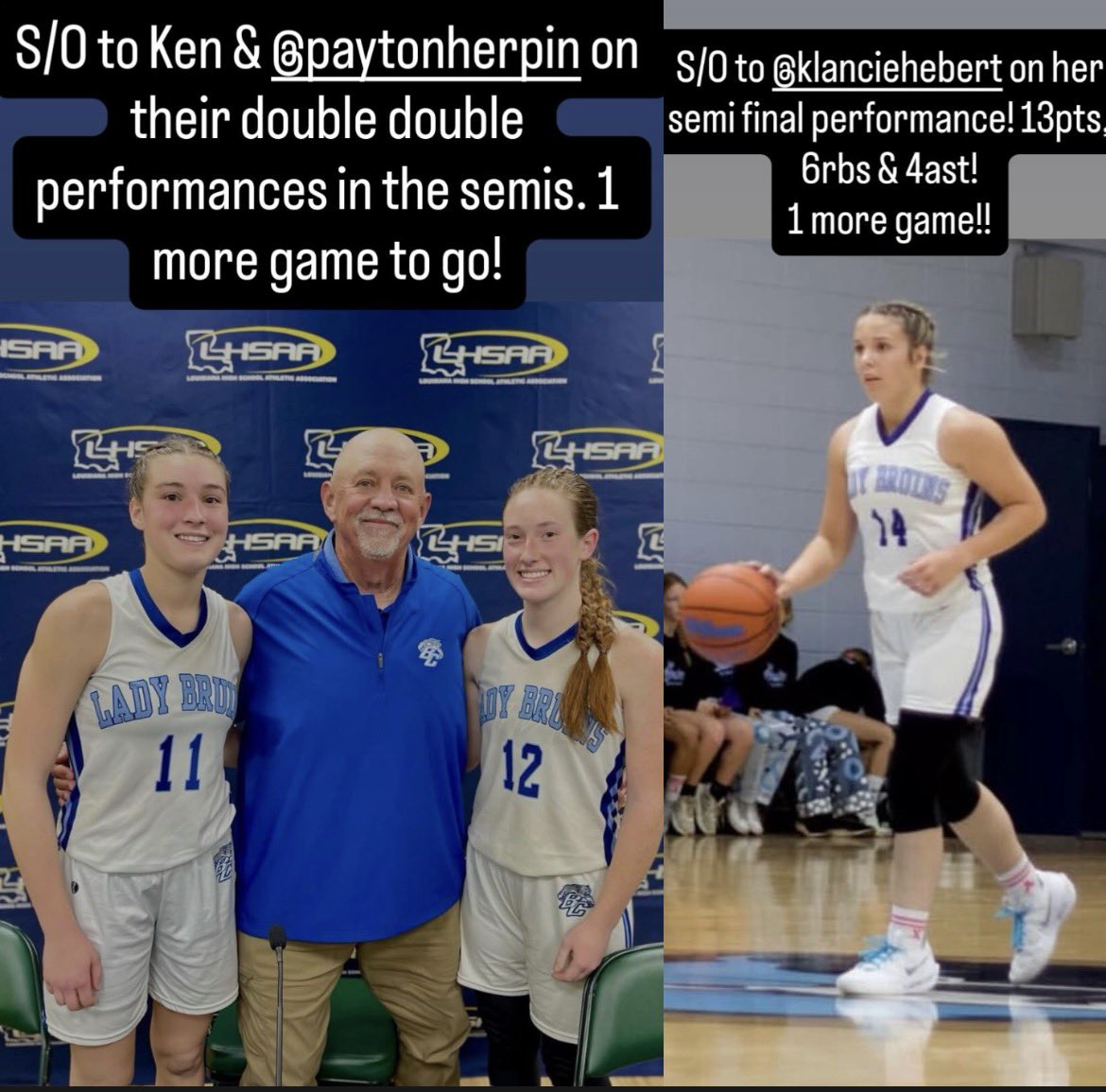 BayouCity_AAU's tweet photo. We are so blessed! S/O to all of our BCH girls for punching their tickets to the championship! We can’t wait to cheer you guys on! 
@CaseJames2027 @LentzCharley @paytonherpin @klanciehebert @MJ10hoopin https://t.co/uZ72xVQ9aw