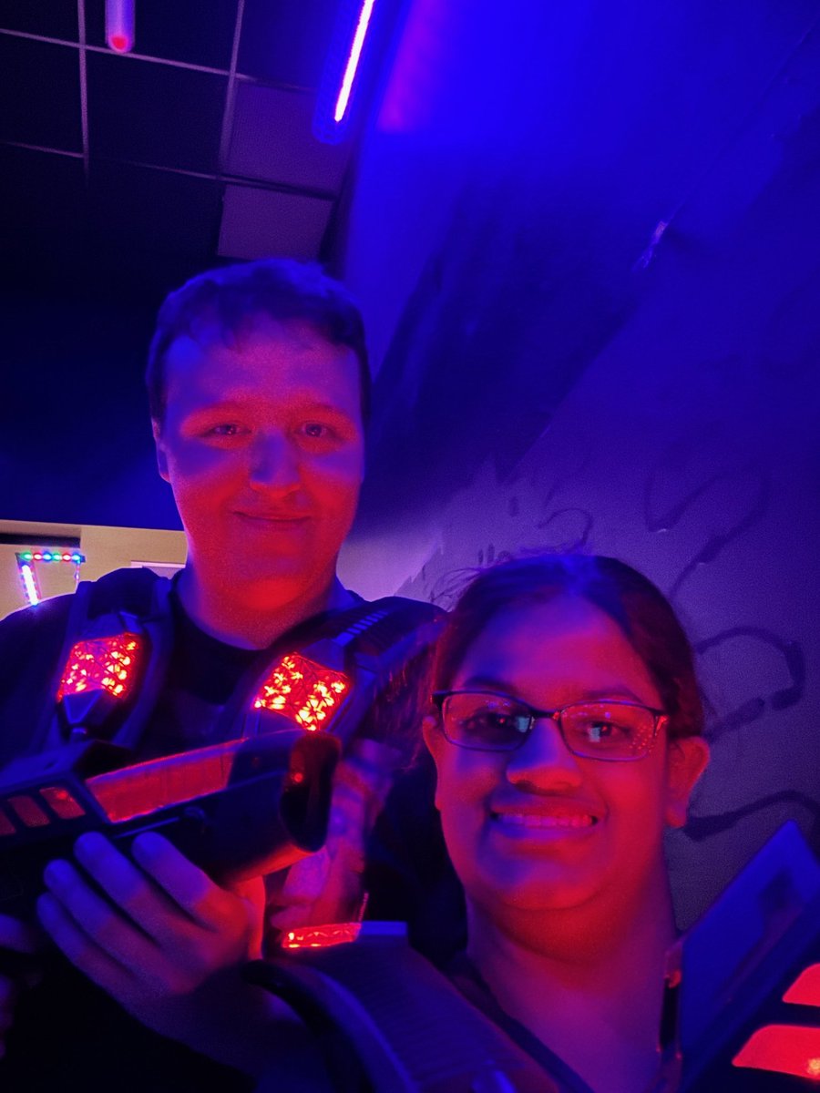 <a href="/_JSAK/">J</a> <a href="/MarissaN_Vlogs/">Marissa Nelson</a> You just mad she's better at lazer tag. 😝