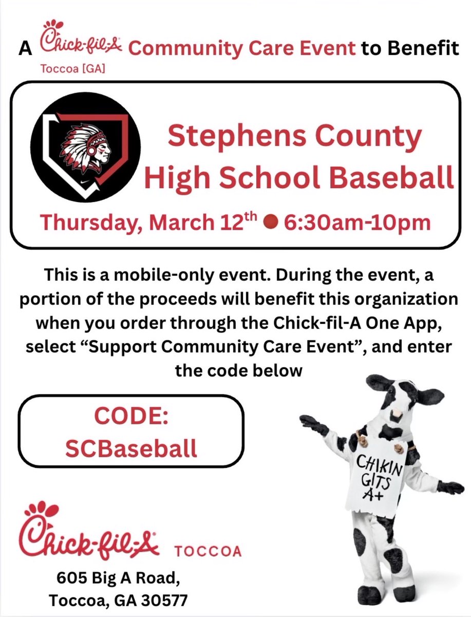 SCHS Indians Baseball tweet media