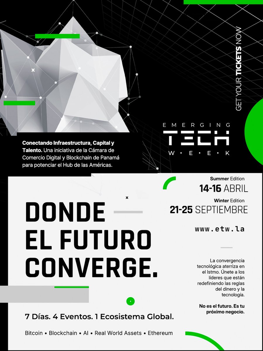 EmergingTech Week tweet media