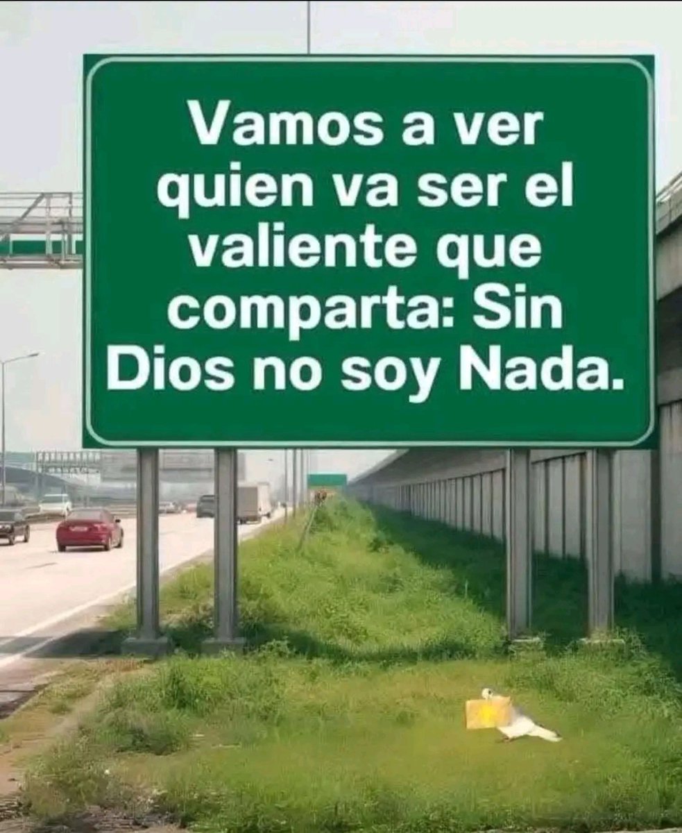 Sin Dios no soy nada
Si te representa 
Responde Amén 🙏
Sígueme y te sigo de vuelta ✅