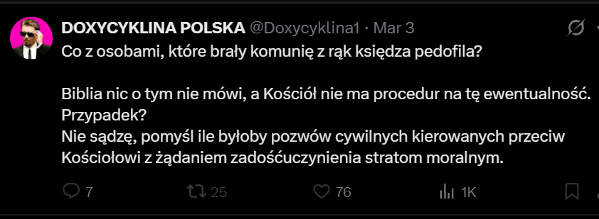 Ateiści, którzy lepiej znają wiarę katolików od katolików, po raz kolejny zadają pytania, na które odpowiedziano tysiące lat temu

Augustyn mówi7: „W Kościele Katolickim przy sprawowaniu tajemnicy Ciała i Krwi Pańskiej ani dobry kapłan niczego nie doda, ani zły nie ujmie.