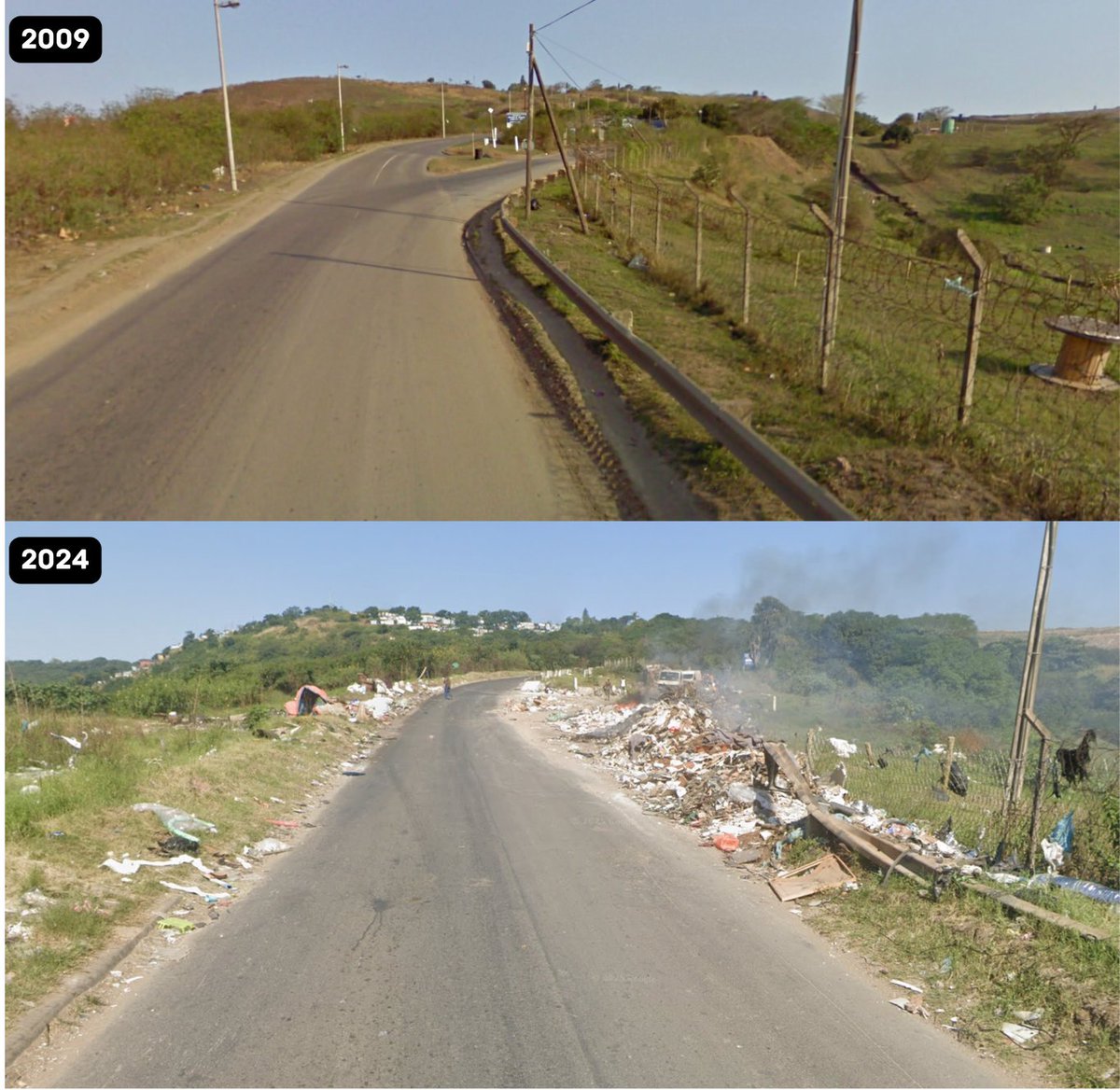 Durban Before/After tweet media