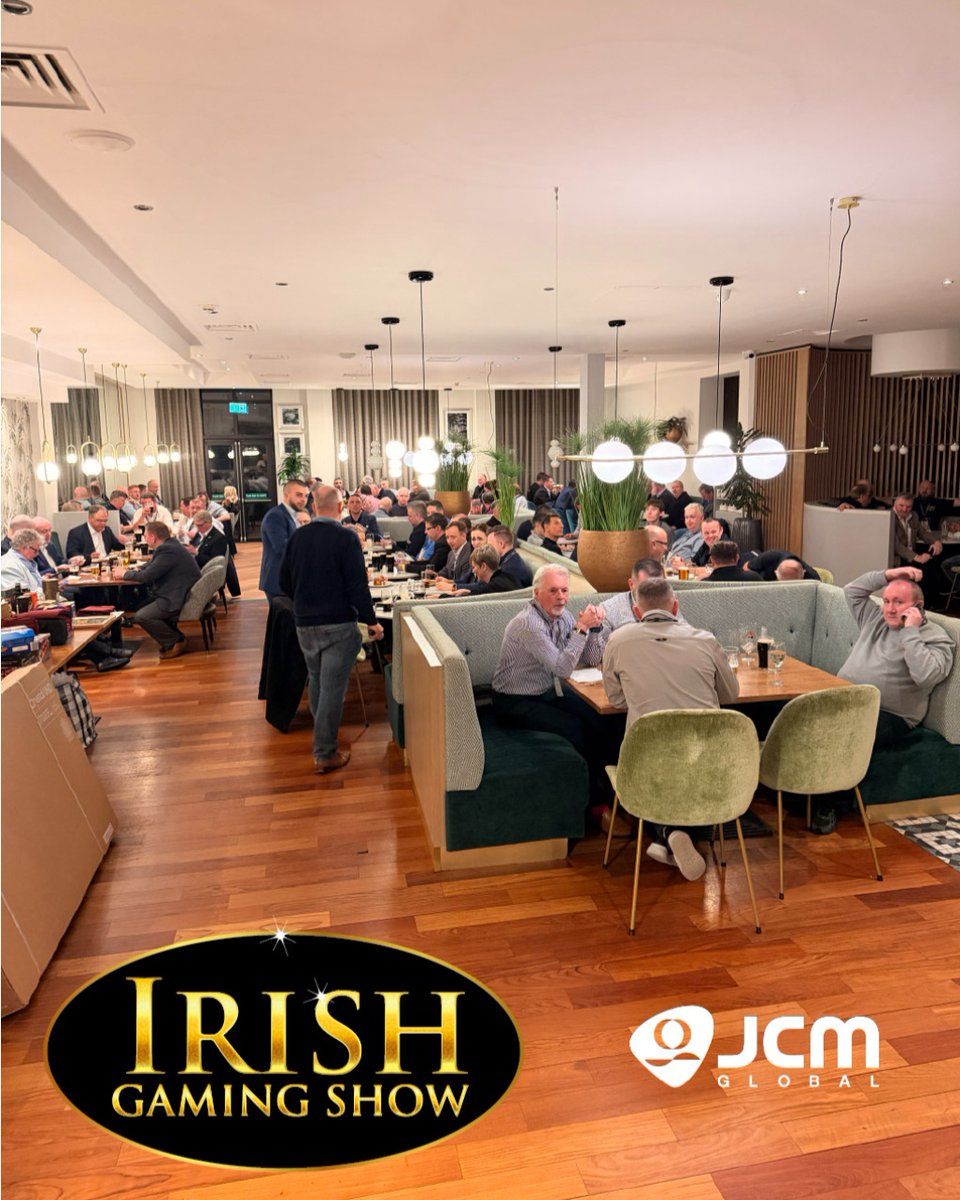 Day 1 was a BIG hit! Our busiest show to date, including the packed conference track. The annual Joyce's raffle, food and drinks was much enjoyed!

Day 2 is underway, we look forward to seeing what comes! ✅

Social Media Sponsor <a href="/JCM/">Joe</a> Global 

#IrishGamingShow #IGS26 #JCMGlobal
