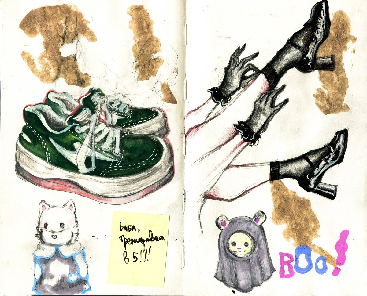 me vs my sketchbook