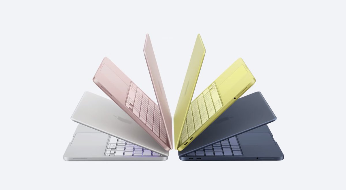 VGTimes's tweet image. 💻 Apple unveils its most affordable MacBook ever — the MacBook Neo

The 13-inch device runs on the A18 Pro chip (the same one found in the iPhone 16 Pro), which should be more than enough for everyday tasks and studying. It also comes with 8GB of RAM.

There are 4 color options,