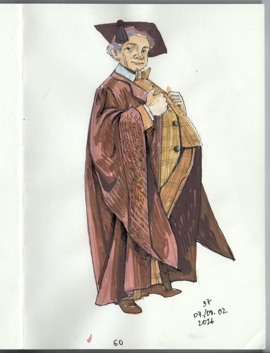 GlassZooye's tweet photo. My sketches of #Horace_Slughorn 
Few times ago I started doing sketches based on #Wizarding_world. I try both pencil and acrilic markers. 
#pencil_drawing #acrilic_marker #traditional_art #everydayidraw #onepage_oneday https://t.co/BP0JLUkxhp
