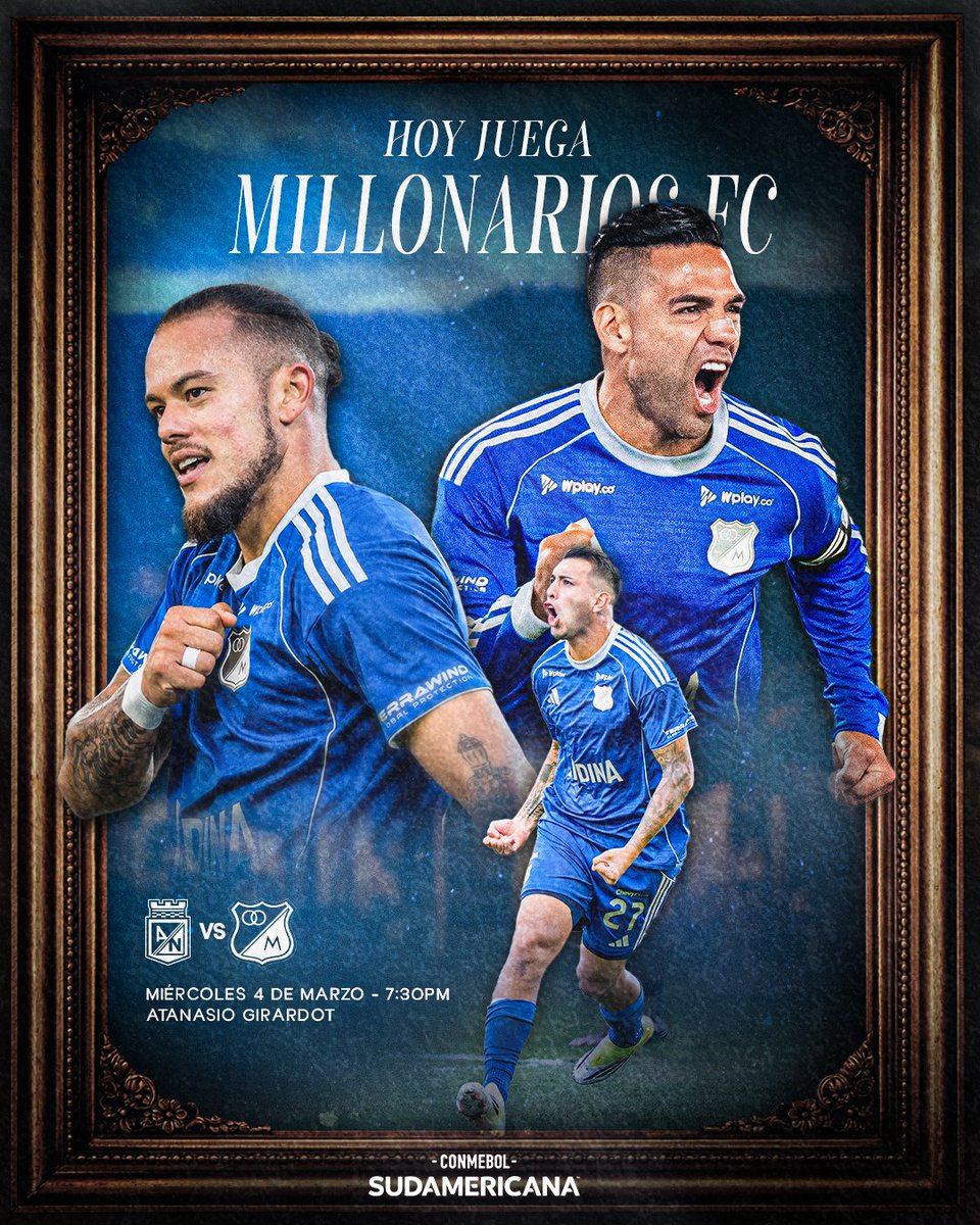 MillosFCoficial's tweet photo. ¡Todos con la azul puesta! 🤩⚽🔥🙌 ¡HOY JUEGA MILLONARIOS FC!

¡VAMOS TODOS UNIDOS! 💙 https://t.co/2cbKVTroSw