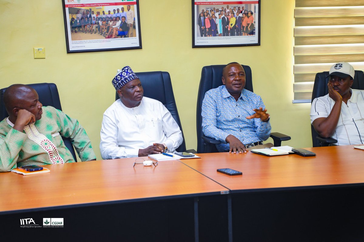 IITAYOUTHAGRIP's tweet image. Big opportunity for Plateau #youths!

We hosted a delegation from @PLSGov led by Dr. Haggai Gutap to explore collaboration in training #youngpeople, especially in #potato production &amp;amp; #valueaddition.

Stronger partnerships. Greater impact.

#YouthInAgribusiness #IITAPartnerships