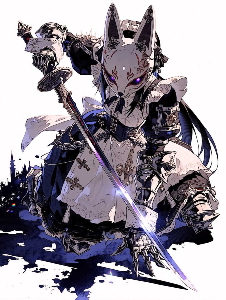 ganimedes_01's tweet photo. 夜更かしの狐メイド騎士 https://t.co/sOqSvARlVF