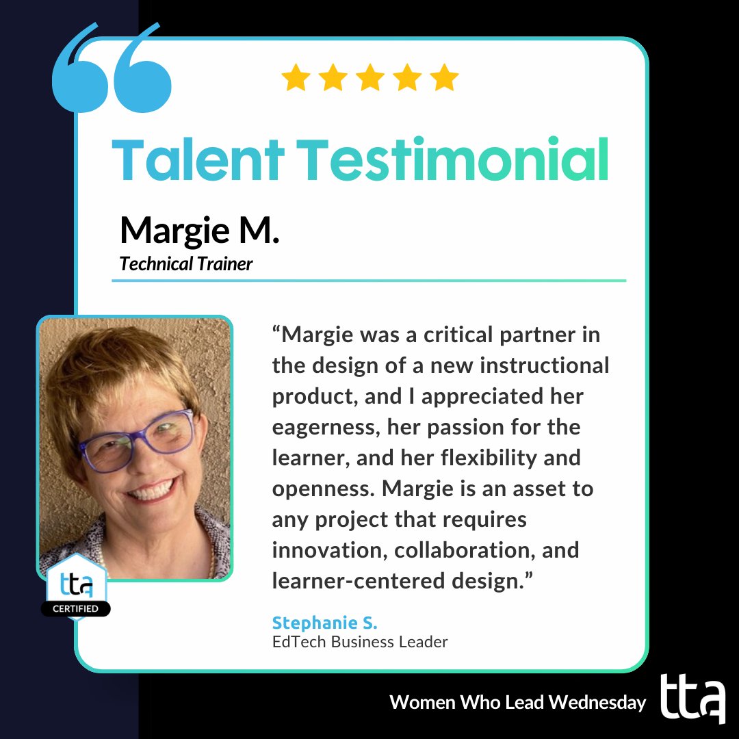 TTA (known as The Training Associates) tweet media