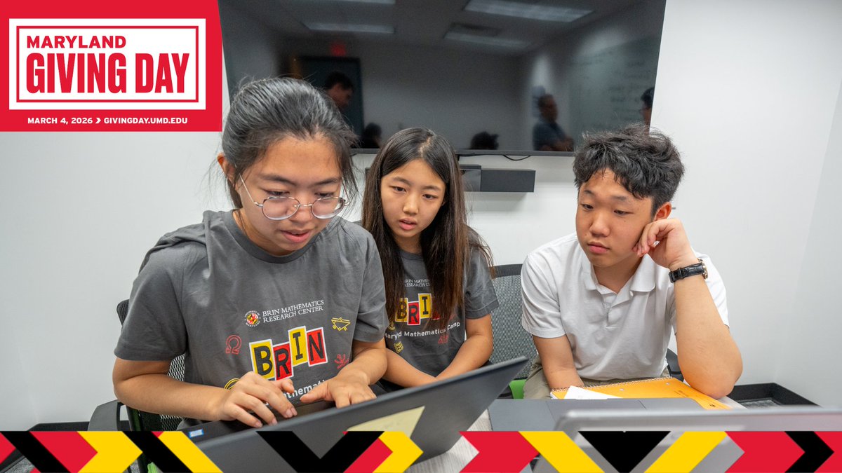 UMD Math Department tweet media