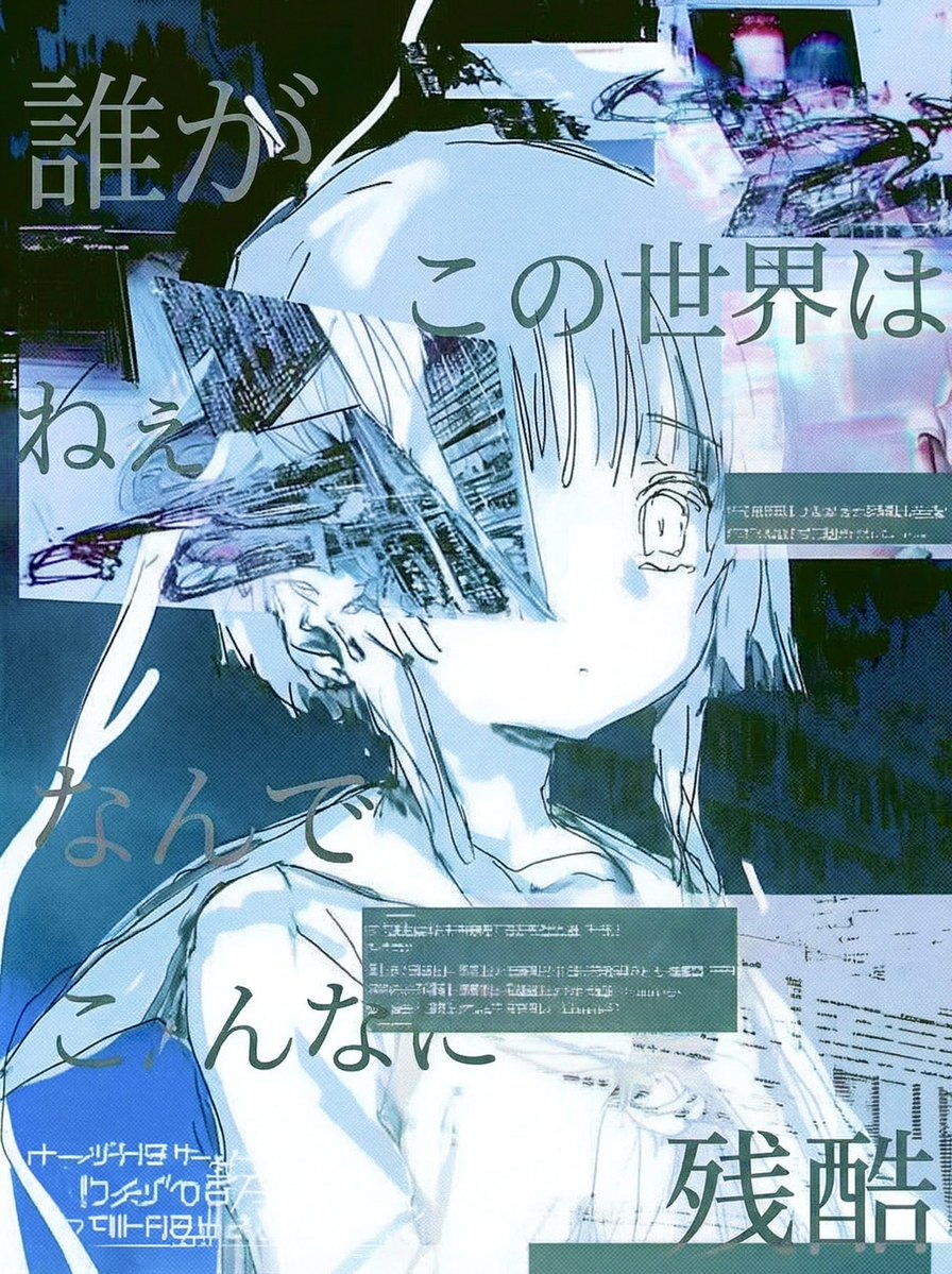 だれが　
　　　　　ねえ
　　なぜ　
　　　　　　　この世界は

　　　　　　残酷